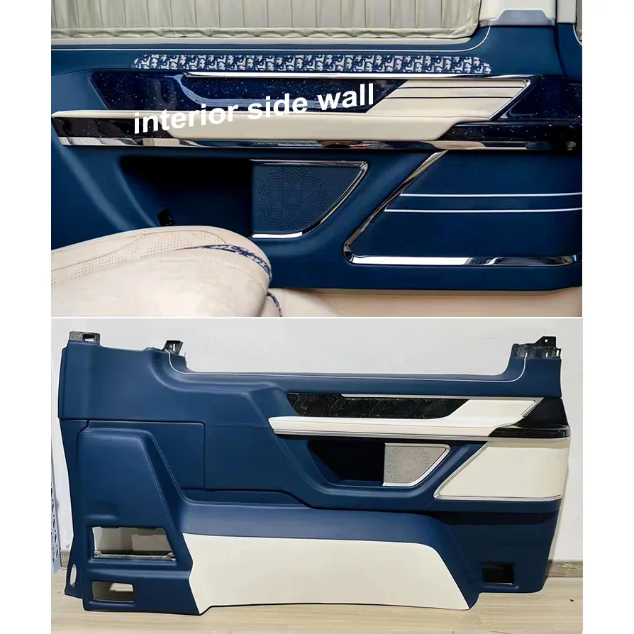 Customized Car Interior Retrofit Kits Side Wall Door Trims Wall Panel for Mercedes V Class W447 Metris Interior Side Panel