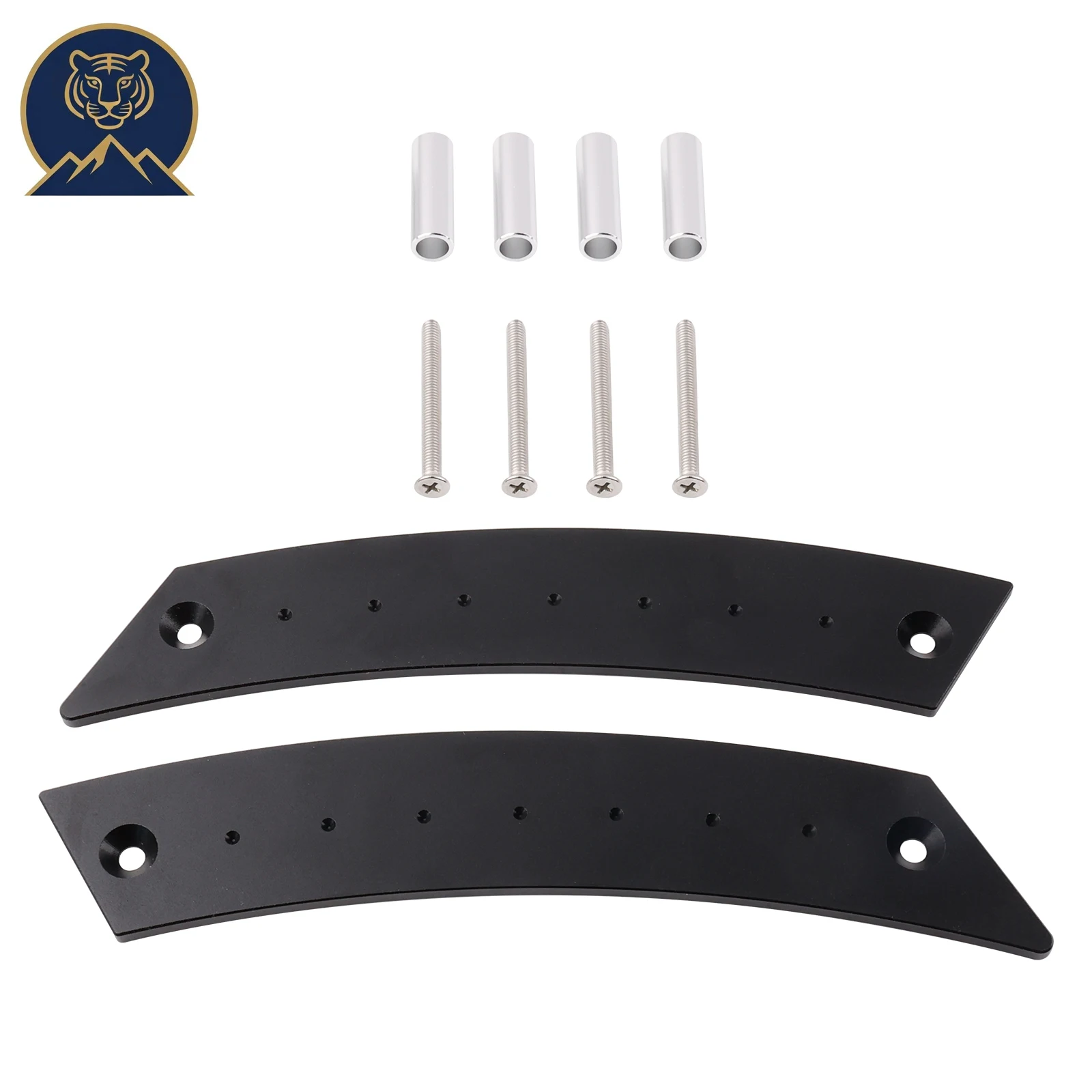 

Black Metal Left & Right Interior Door Handle Panel Replacement Kit for 1998-2010 VW Beetle
