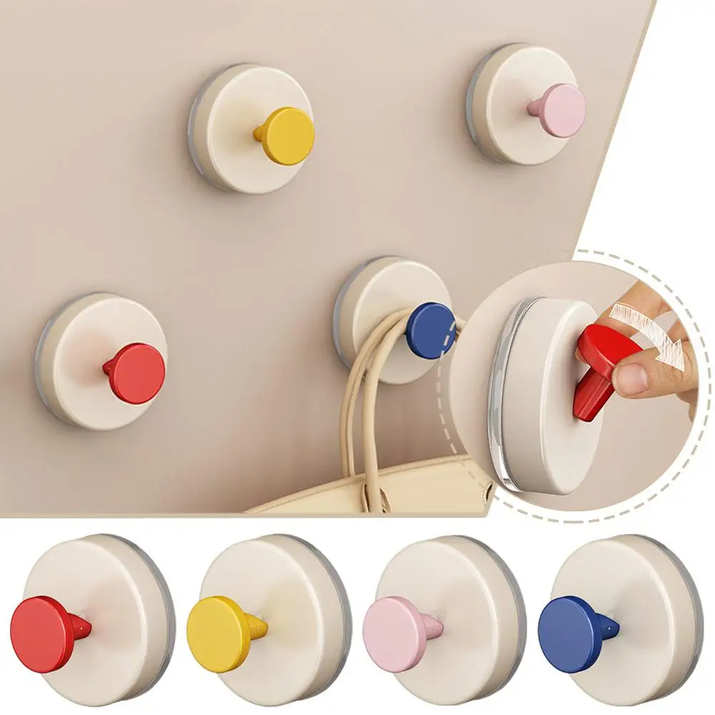 1 pçs punch-livre ventosa gancho resistente montagem na parede de armazenamento toalha acessórios cabide dopamina casa adesivo reutilizável hoo o9p6