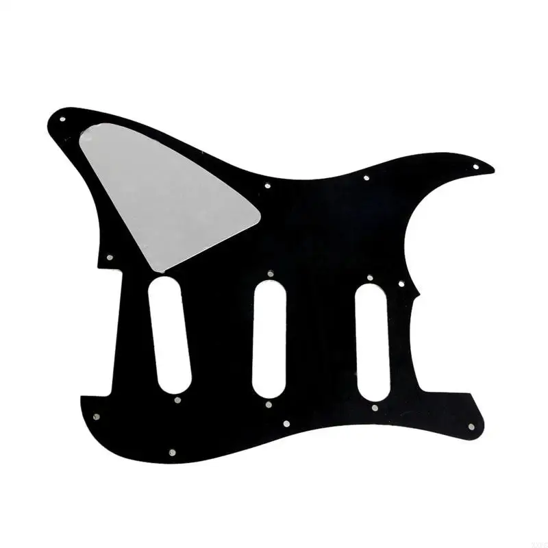 XXFC 3 Ply Electric Guitar Pickguard Black Scratch Plate For New