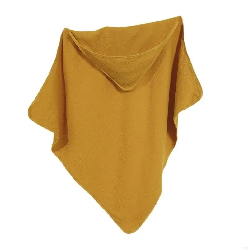 

581F Infant Hooded Towel Strong Water Absorption Comfortable Hooded Baby Towel Large