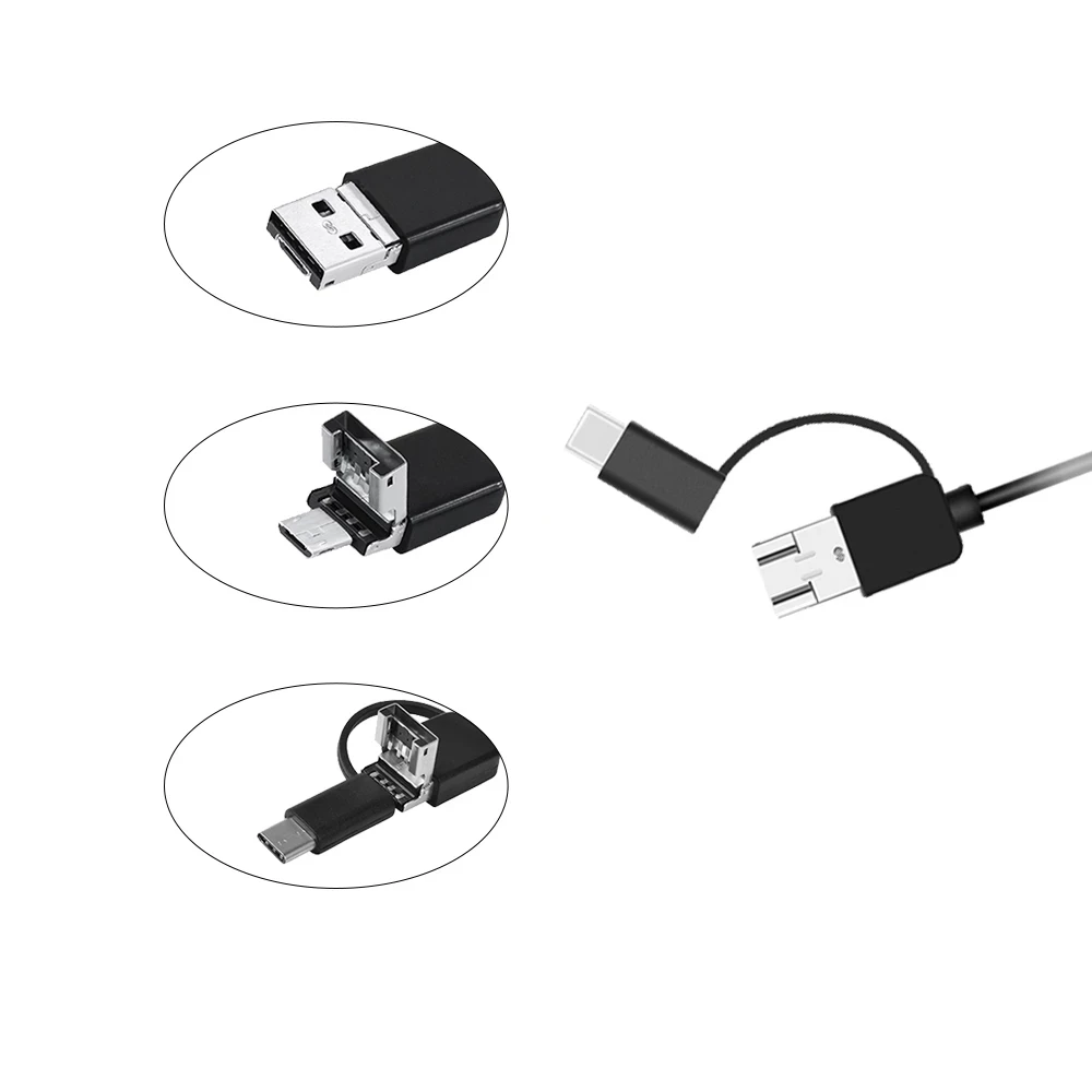 Imagem -02 - Câmera Endoscópica para Celular Android Smartphone Odontologia Intra-oral do Carro Mini Usb c Esgoto de Esgoto