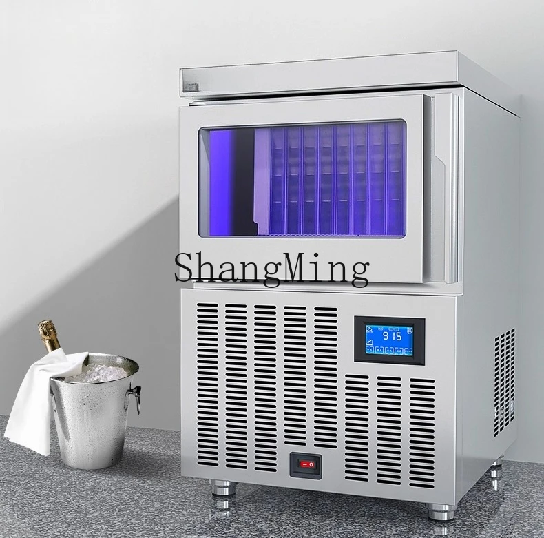 ZYY Commercial Blu-ray Milk Tea Shop Automatic Small and Medium Bar Ice Machine
