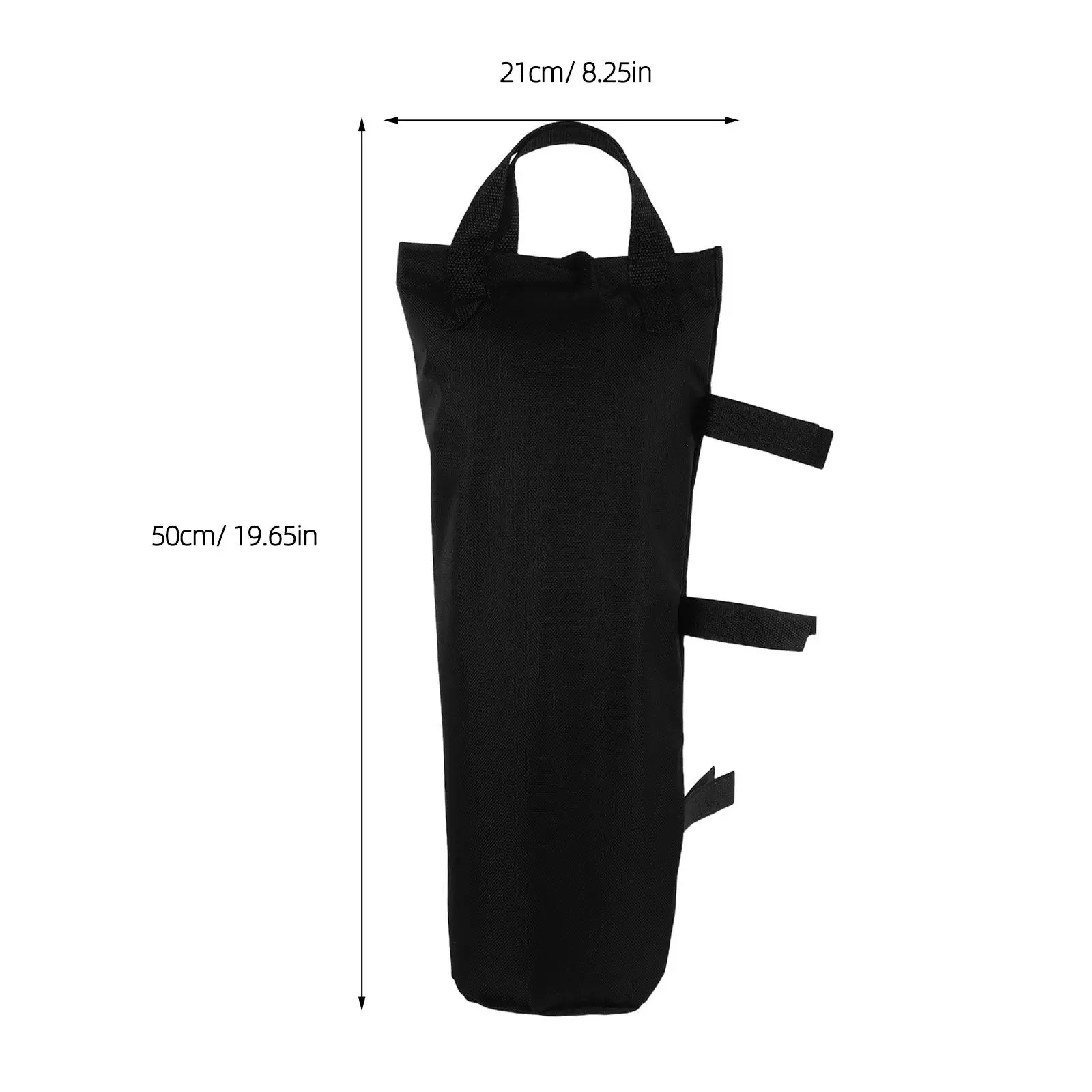 2Pcs Umbrella Weight Bags Black Fillable Sand Outdoor Patio Cantilever Stabilizer Garden Canopy Counterweight