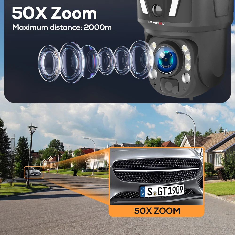 LS VISION 50X 6MP Wireless Sol - đánh giá và giá Night Vision Camera Wifi 4G