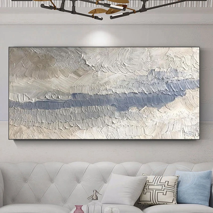 

2022 New Handmade Canvas Oil Painting Home Decor Art Poster Abstract Thick Texture Image Living Room Sofa Wall Hanging Picture