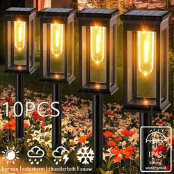 Solar Tungsten Lawn Light Outdoor LED Tungsten Light Outdoor Waterproof Ground Plug Light Solar Lawn Light