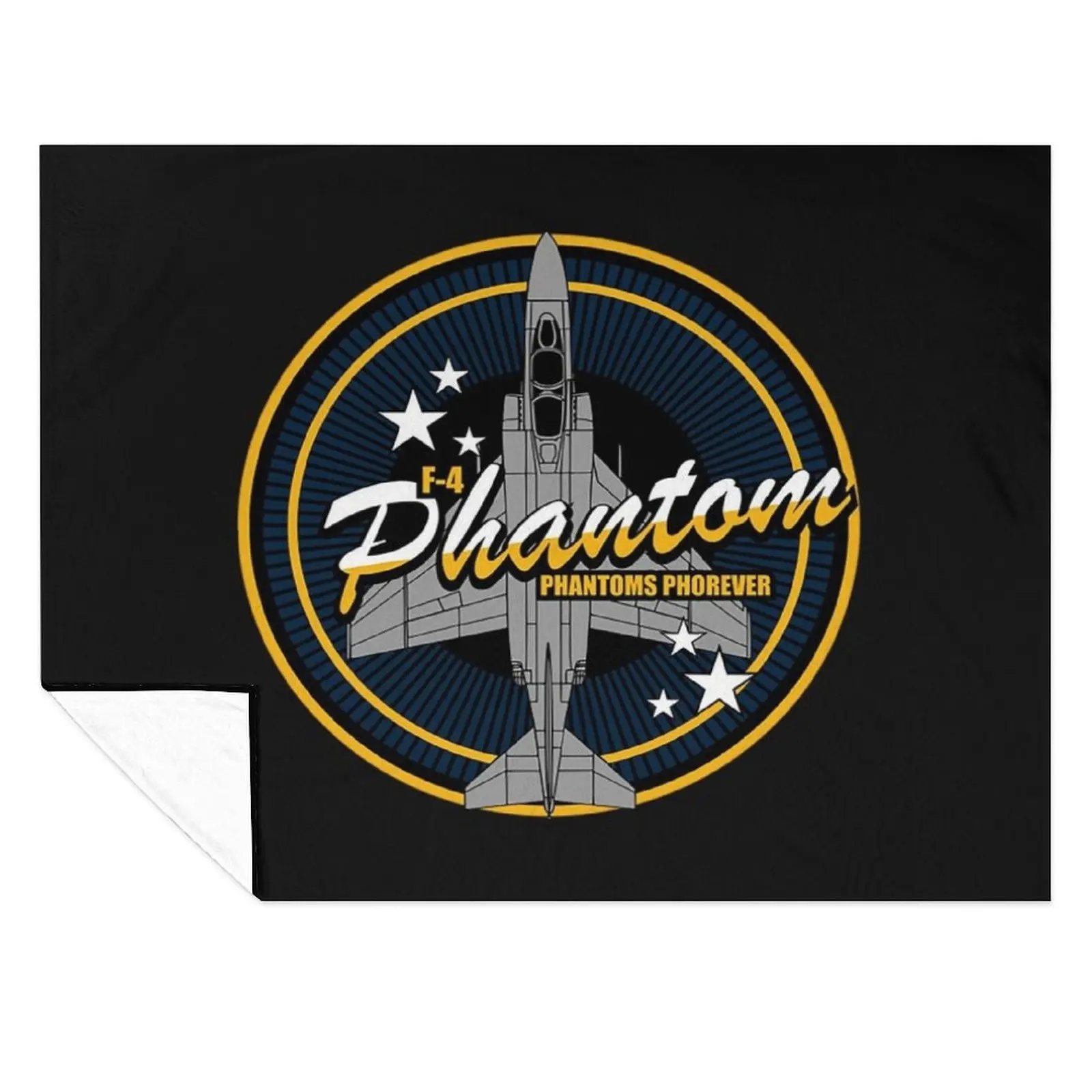 

Air Force F4 Phantom 2 T-ShirtF-4 Phantom (Small logo) Throw Blanket Comforter Hairy Travel Blankets