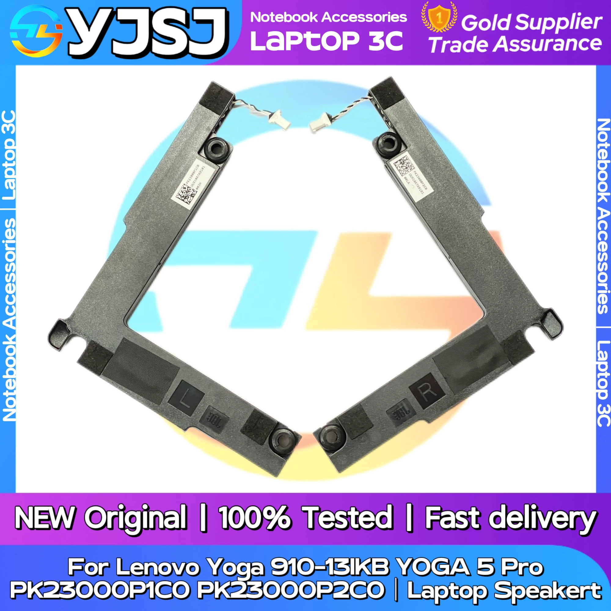 جديد الأصلي محمول الكمبيوتر المحمول المتكلم لينوفو اليوغا 910-13IKB اليوغا 5 برو المدمج في مكبر الصوت القرن الصوت PK23000P1C0 PK23000P2C0 #4