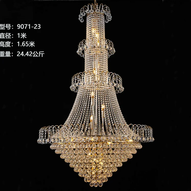 

Wedding crystal lamp, wedding hall props, pendant lamp, iron plated silver crystal bead curtain, ceiling decoration lamp