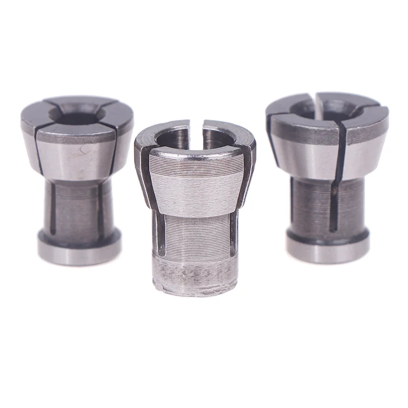 3pcs M17 6/6.35/8mm Collet High Precision Chuck Adapter Engraving Trimming Machine Router Milling Cutter Accessories