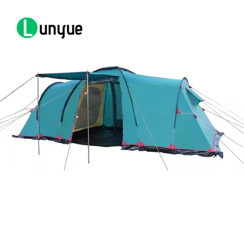 Windproof Outdoor Camping Tent Portable Family Hiking Shelter Lightweight Waterproof Easy Setup for Beach Backpacking Travel