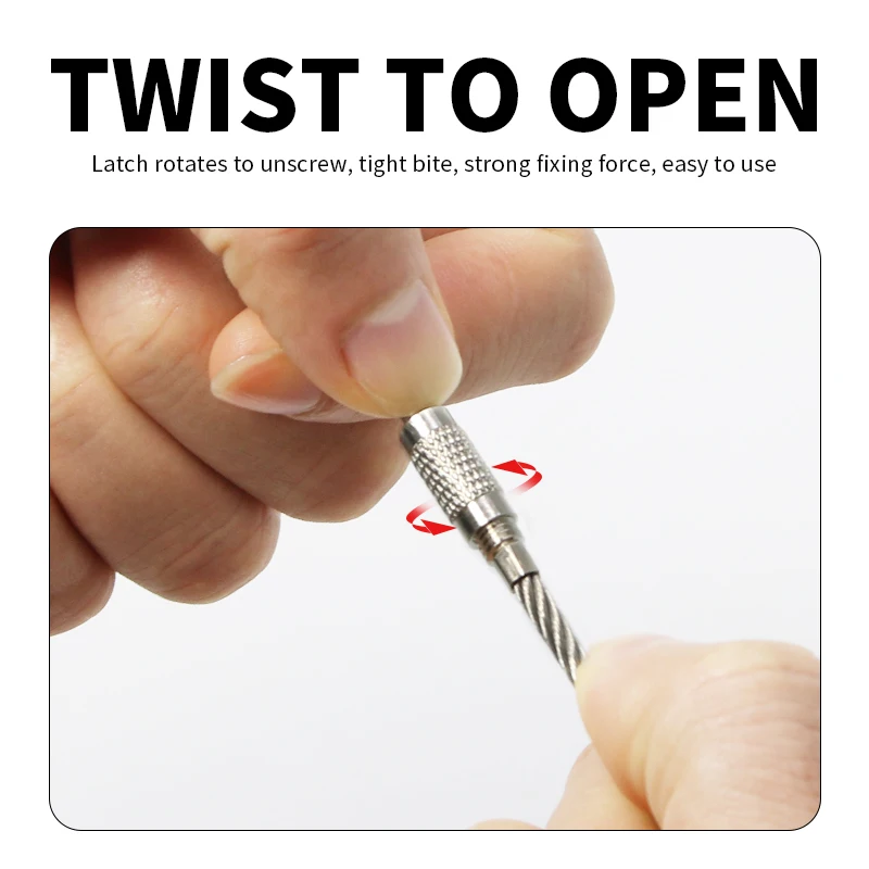5-10 Pieces of 1-3mm Stainless Steel Wire Keychain Anti Lost Rope Outdoor Backpack Pendant image 4