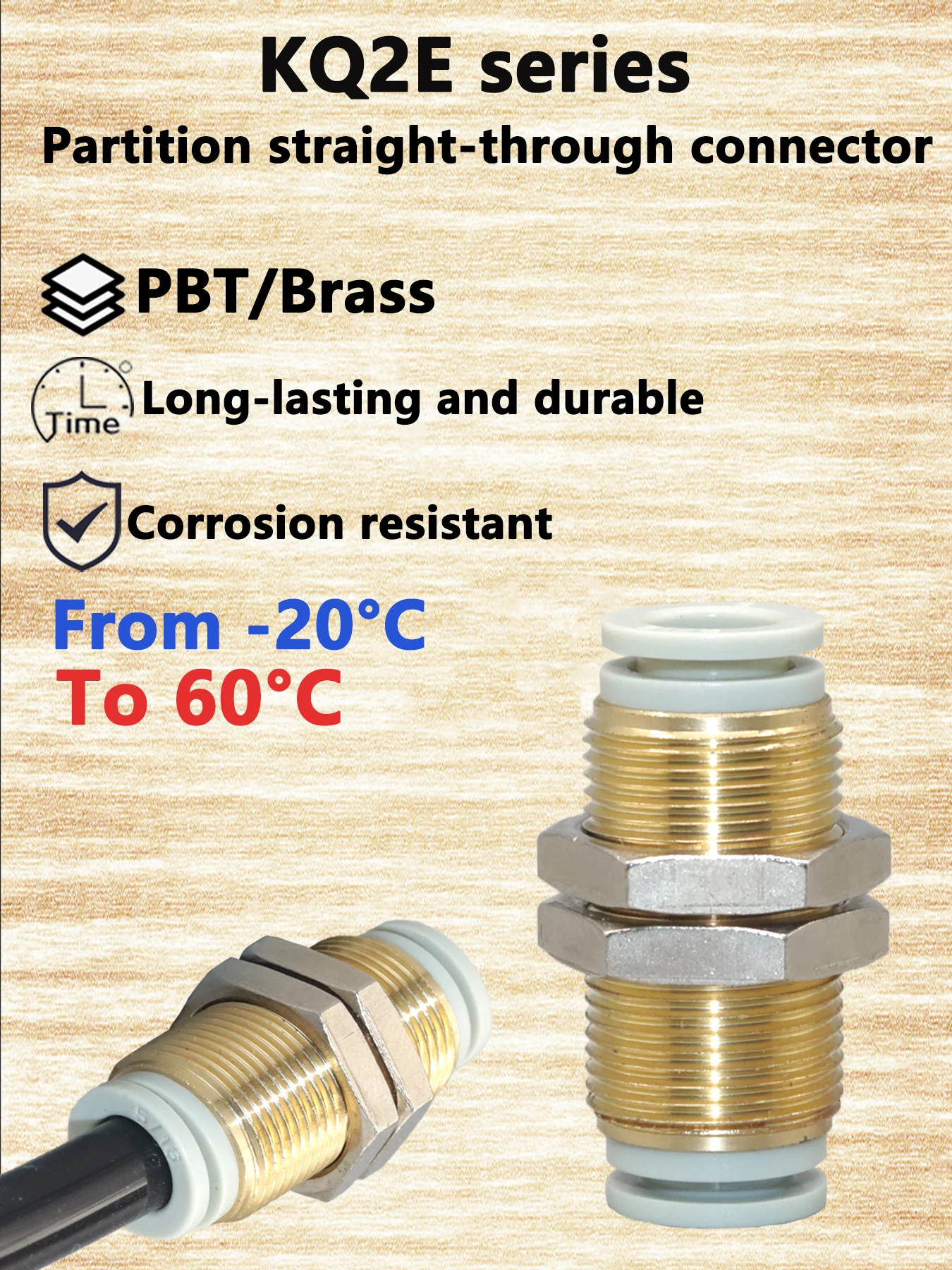 

10 шт. пневматический разъем, пневматический быстроразъемный переборка, прямой сквозной разъем KQ2E04/6/8/10/12 мм, прямой разъем