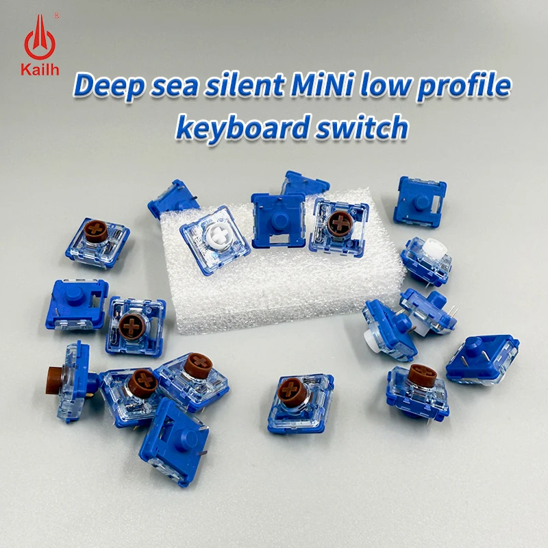 

Kailh Deep Sea Silent Mini Switch Low Profile Switches 1353 RGB Mechanical Keyboard Island MINI Tactile Linear DIY Hitbox Switch