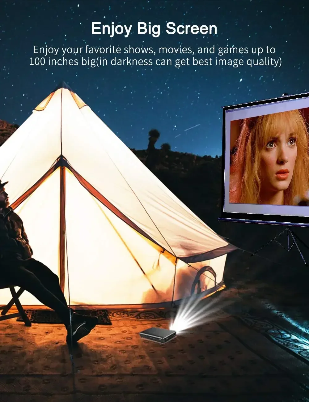 Vivicine proyektor Mini 3D cerdas, P10, Android 9.0, 4K, WiFi saku, proyektor LED Video Game, Beamer, baru ditingkatkan