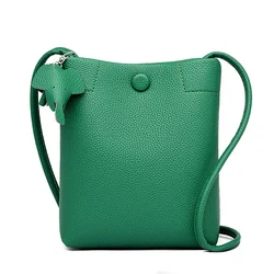 Women Soft Leather Designer Crossbody Bags Female Shoulder Bag Fashion Simplicity Small Women Bag Solid Color Small Square Bags