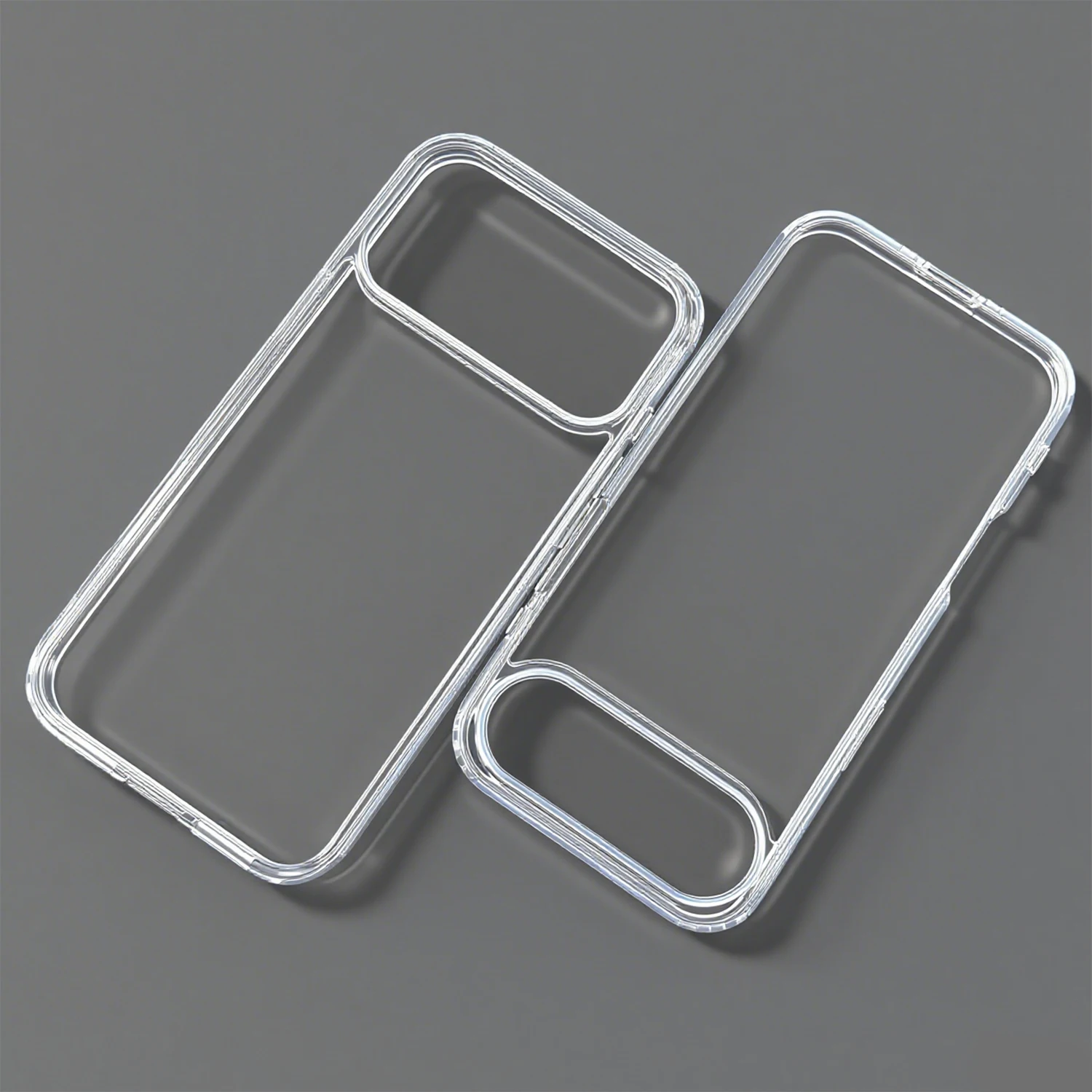 Shockproof Bumper Clear Case Hardness Shell Covers for IPhone17 Air 17Pro Max PC+TPU Cover for IPhone17 17Pro Hardness Shell