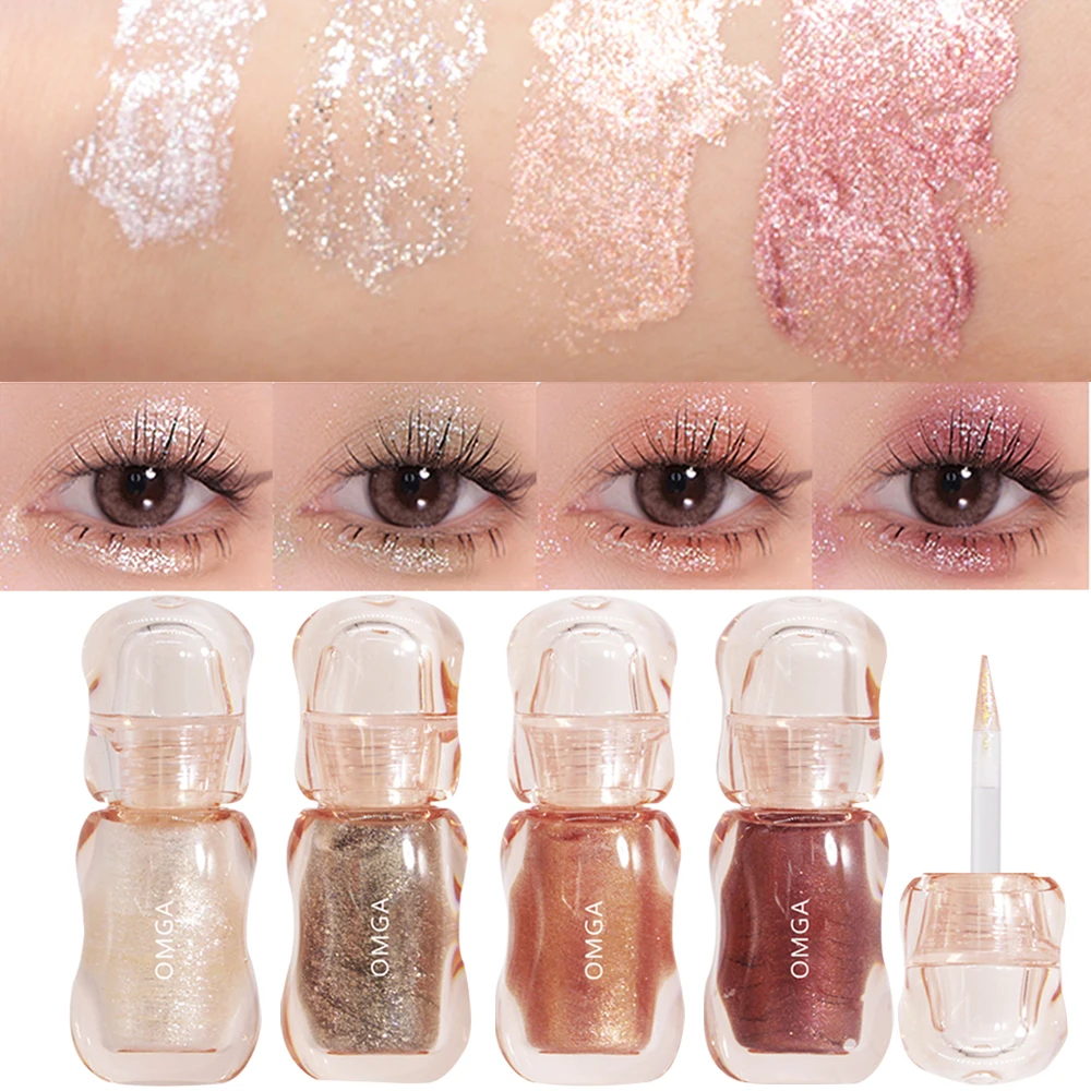 Eyeliner liquide imperméable brillant, couleur durable, créant une apparence dramatique, adapté au maquillage d'Halloween