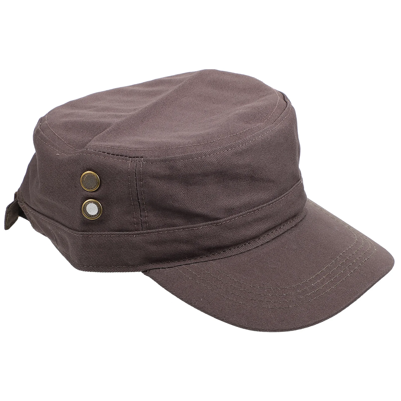 

1pc Sun Visor Baseball Cap For Men Outdoor Sports Cotton Flat Top All Match Breathable Comfortable Camping