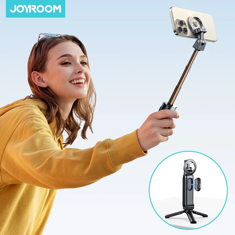 

Joyroom Pocket Phone Tripod Wireless Selfie Stick Phone Tripod Extendable Stand Foldable Phone Holde For Smartphones JR-ZS509