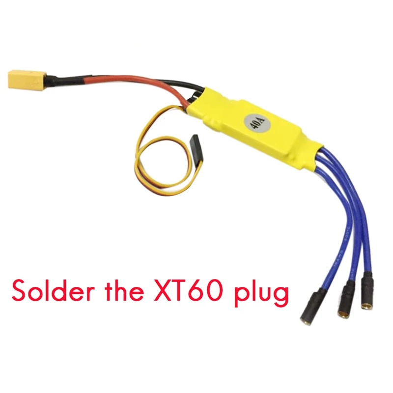 2212 KV2200 Motor+40A ESC XT60 RC Motor ESC Set As Shown Metal+Plastic Upgrade Accessories For Drone Helicopter