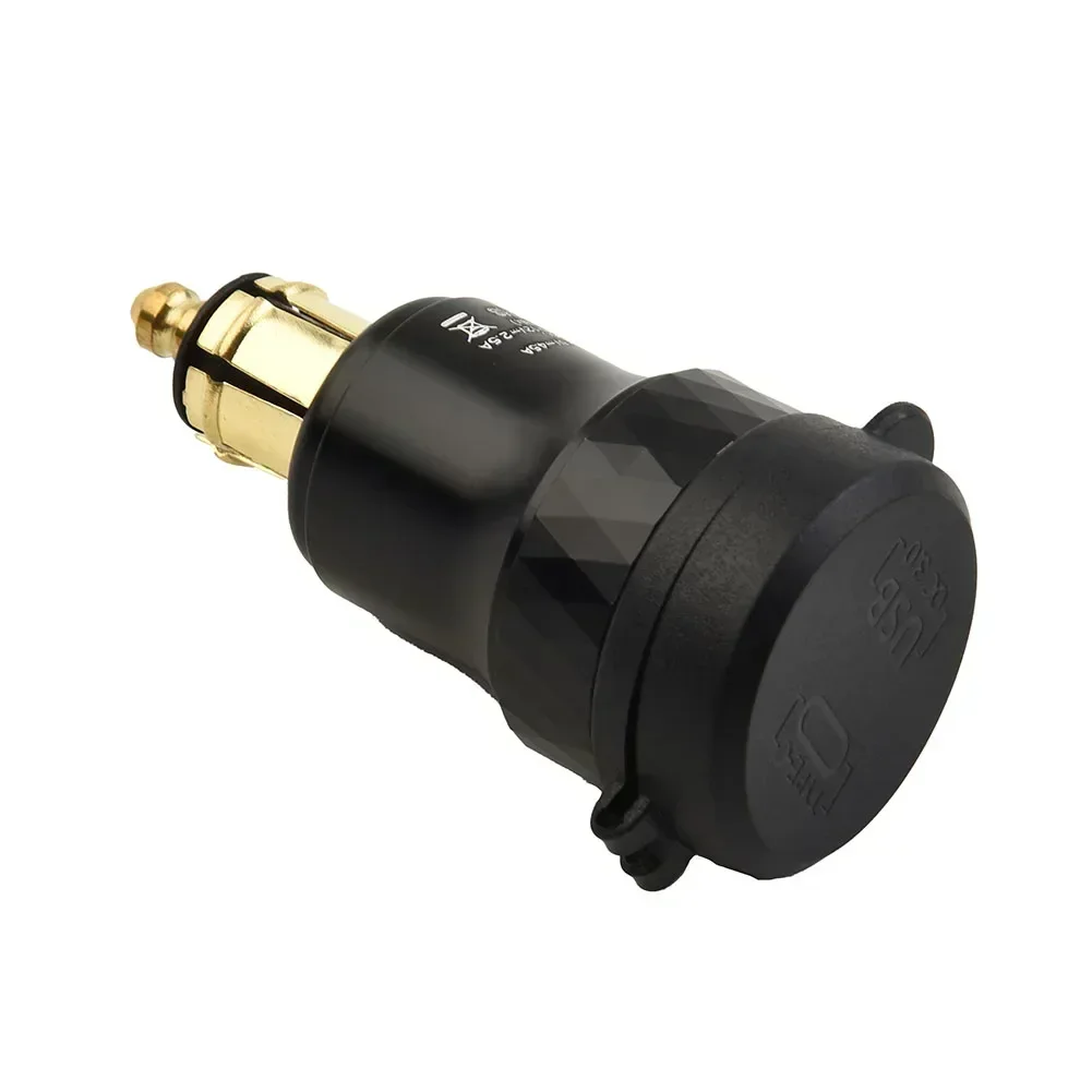 Brand New Adapter For BMW Motorcycle Charger For Motorcycle Aluminum Alloy USB Useful DIN Socket Durable image 4