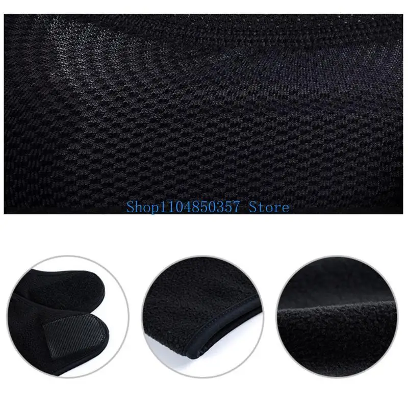 

5asd Breathable Fleece Half Mask Ergonomic Cycling Face Cover Enduring