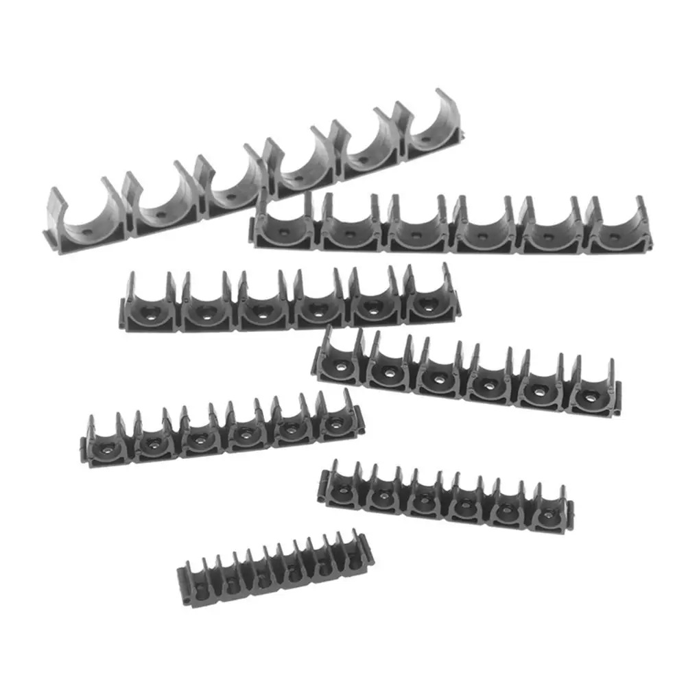 Air Hose Hose Clamp Fixing 4mm 6mm 8mm 10mm 12mm Water Pipe Holder 6 Way Gas Compressor Diversion Flow Clip
