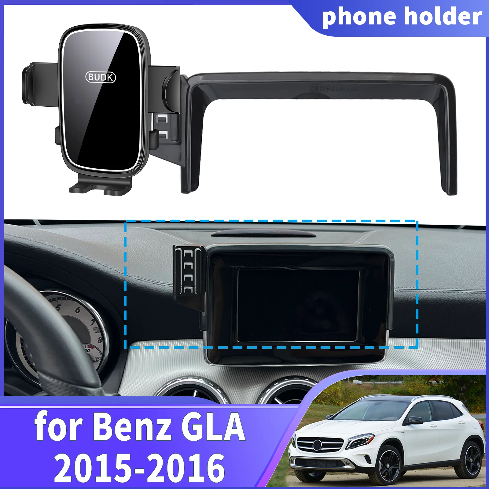 

fit for Mercedes-Benz GLA 2015 2016 ​​Navigation Phone Holder Mount Customized Car accessoires