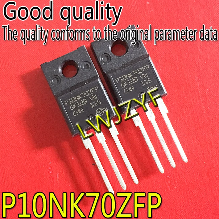 (1Pieces) New P10NK70ZFP STP10NK70ZFP TO-220F 700V 8.6A MOSFET Fast shipping