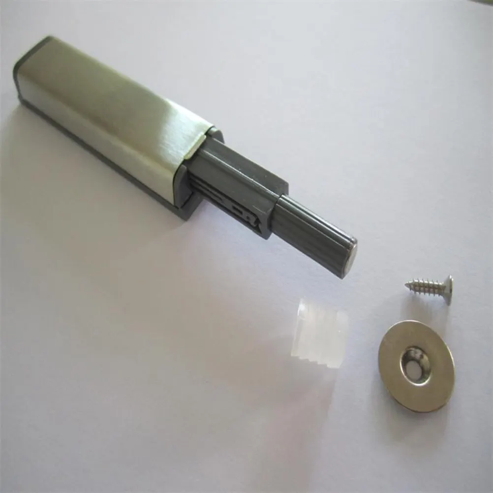 

Металлический корпус, магнитный замок-защелка с функцией открывания нажатием для шкафов, тумб, ящиков, мебели, система автоматического закрывания