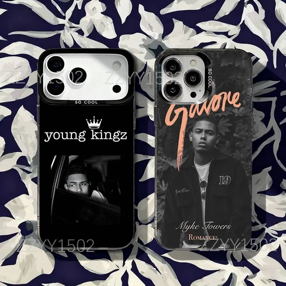 

M-Myke Towers LALA Matte Finish,Fingerprint Proof Phone Case For iPhone 17,16,15,14,13,12,X,8,Pro,Max,Plus,SE4,Air,Mini