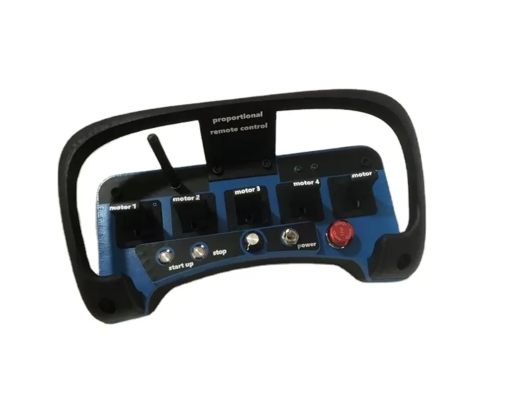 

5 function weightlifting12-24V hydraulic valve joystick structure portable remote control