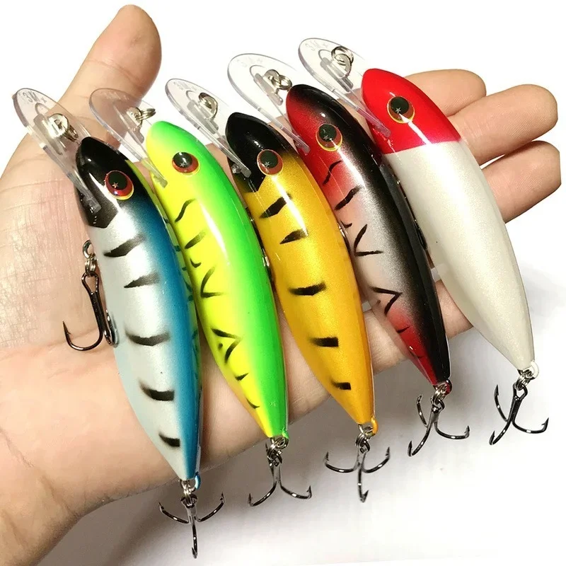 1pcs Minnow Fishing Lure 10.5cm 13.4g Floating Crankbait Hard Artificial Bait Pike Bass Trout Deep Water Wobblers Fishing Tackle