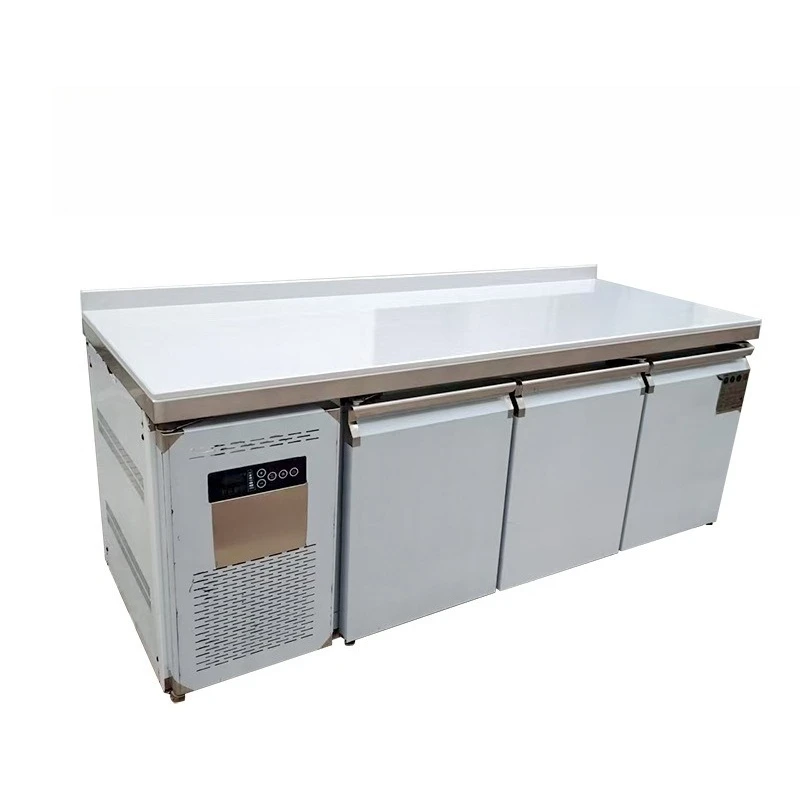 Air-cooled refrigerated workbench, refrigerated cabinet fresh-keeping console