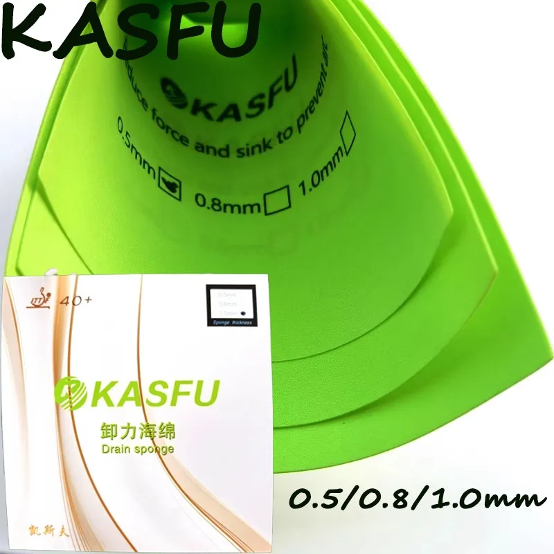 

KASF High-end Table Tennis Sponge 0.5/0.8/1.0mm Super Soft Ping Pong Sponge Especially For Long Pimples & Pimples Out Anti-arc