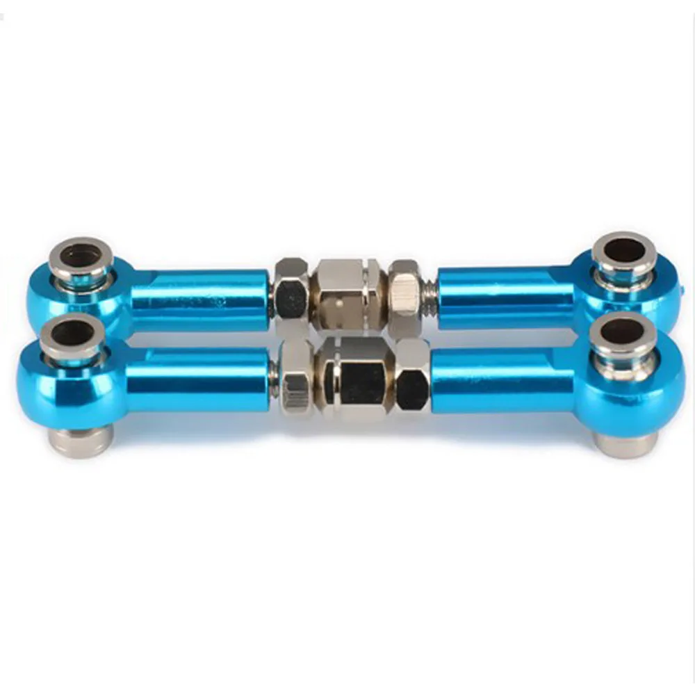 Steering Rod CNC Machined Aluminum Alloy RC Coupling Servo Rod Replacement Accessory for HSP 94111/94188 RC Car106017