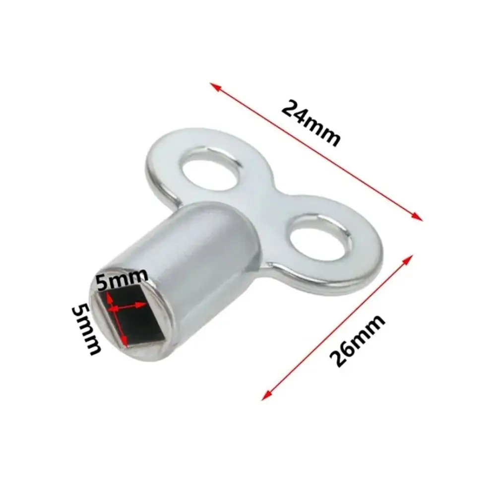 1/5 قطعة دائم سبائك الزنك مفتاح صمام العادم 5 × 5 مللي متر مربع الفضة سخان العادم مفتاح صمام وجع المبرد ملحق