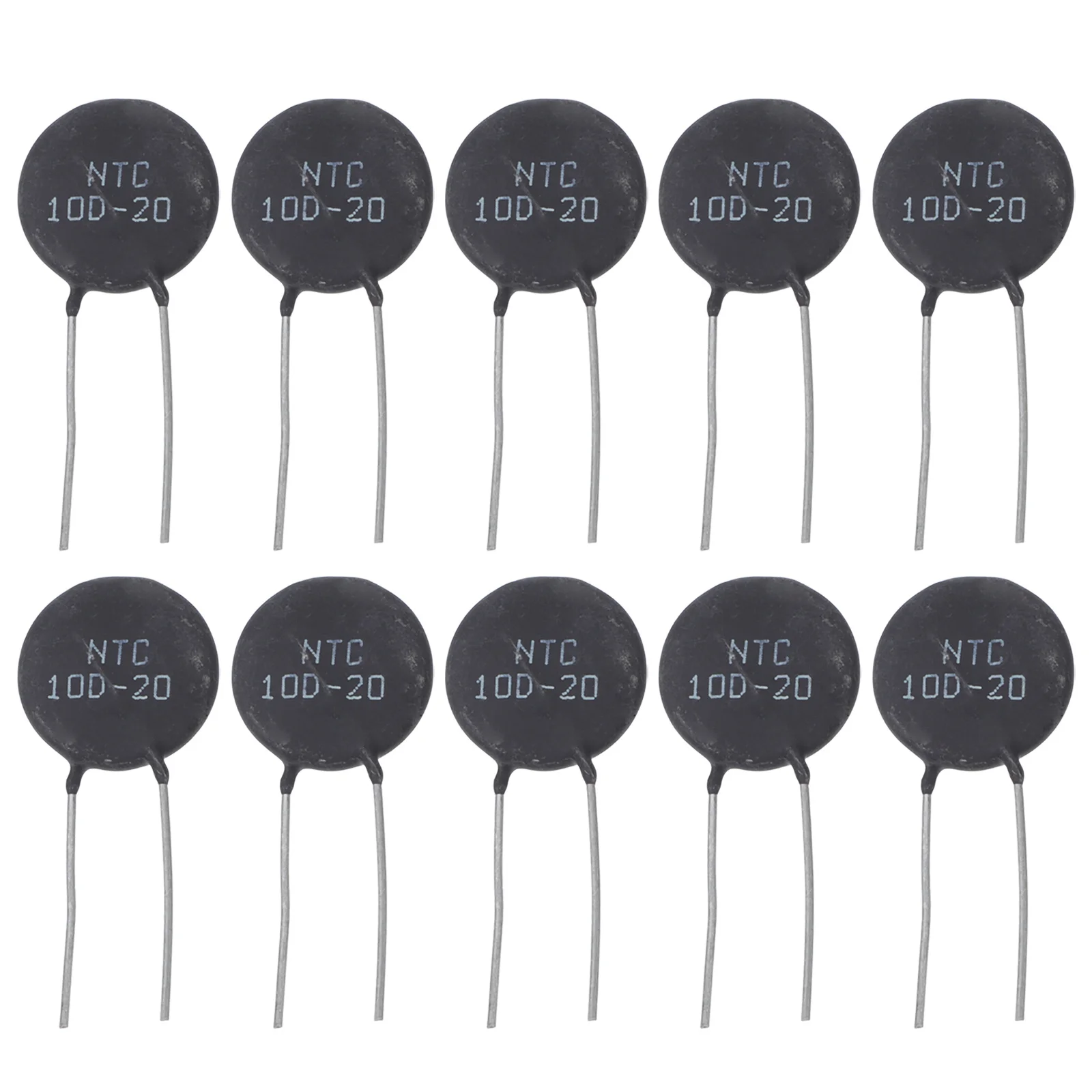 

10Pcs Ntc Thermistor Temperature Sensor High Precision Quick Response Wide Range Current Limiter Replacement Thermal Resistors