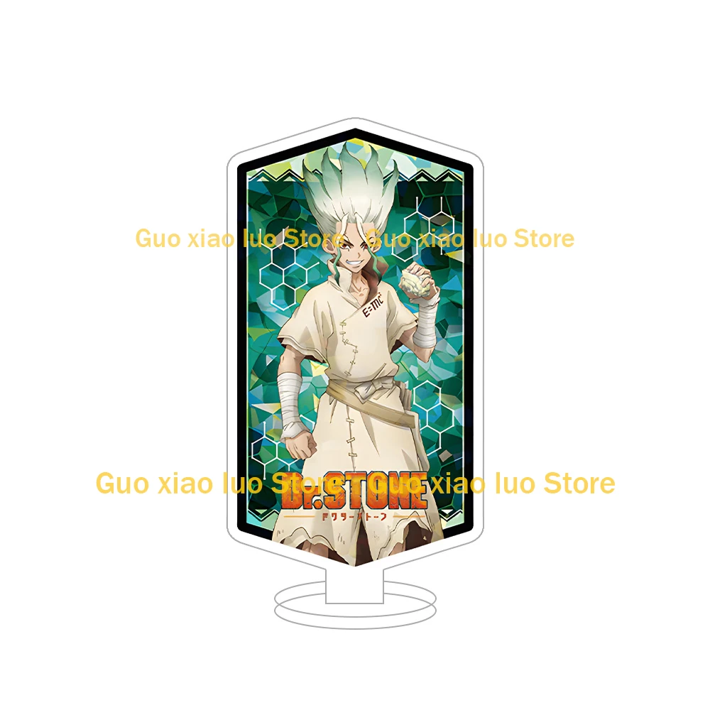 Dr.STONE character Senku Ishigami Taiju Oki Yuzuriha Ogawa Kohaku Gen Asagiri Ukyo Saionji Anime figures Acrylic stand ornament