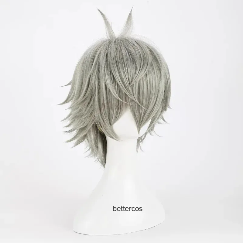 

COSda@Anime Kaworu Nagisa Cosplay Wig Short Wigs Heat Resistant Synthetic Hair Halloween PartyCOSda@