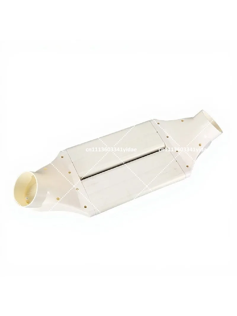 ABS Overhead Duct Flat Pipe New Air System Auxiliary 110 Horizontal Beam Flat Pipe Overhead Duct Ventilation Exhaust Pipe