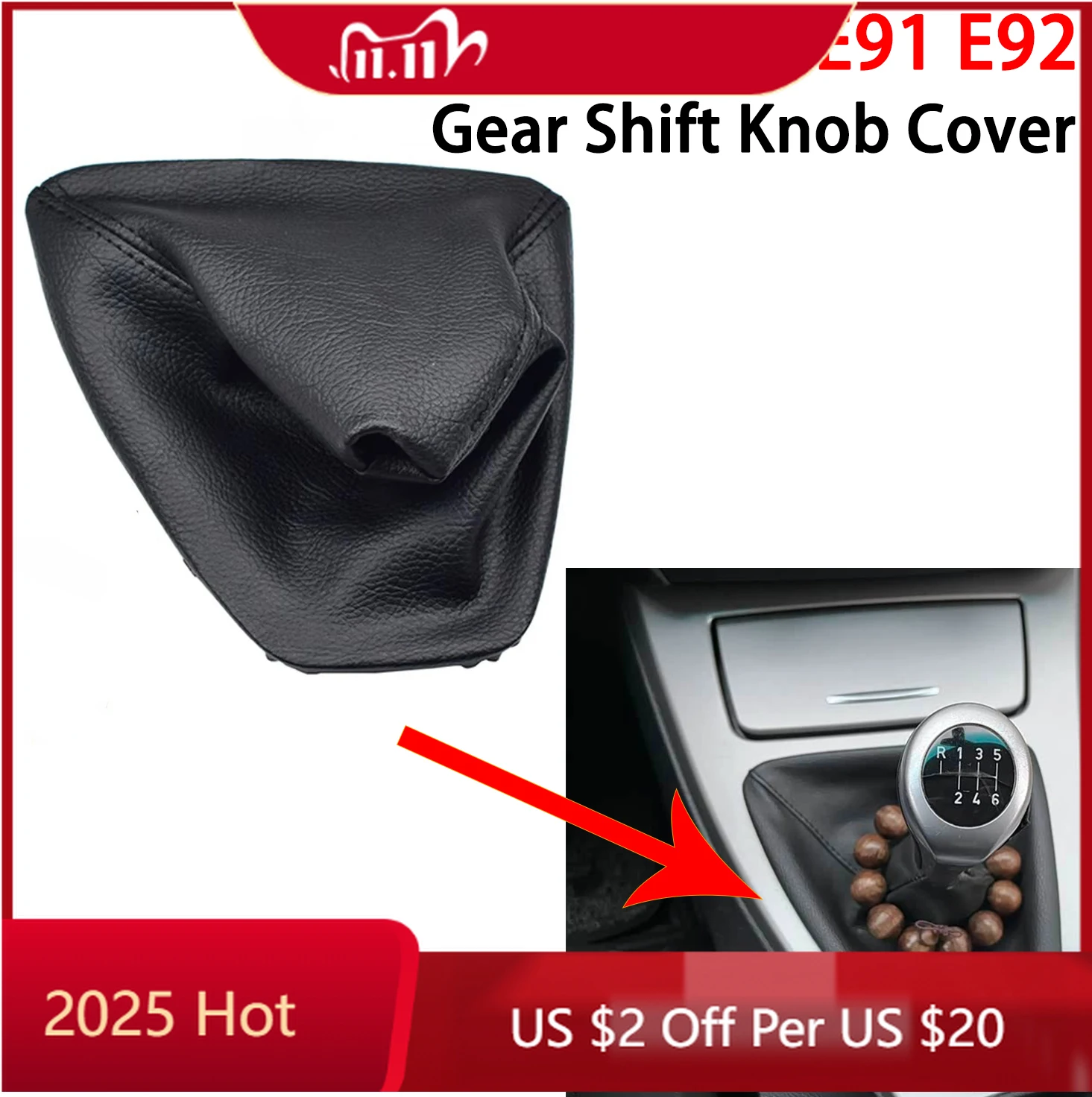 

Горячие эмблемы, автомобильная ручка переключения передач, черные кожаные ботинки с рамкой для BMW E30 E36 E39 E46 E60 E81 E82 E87 E