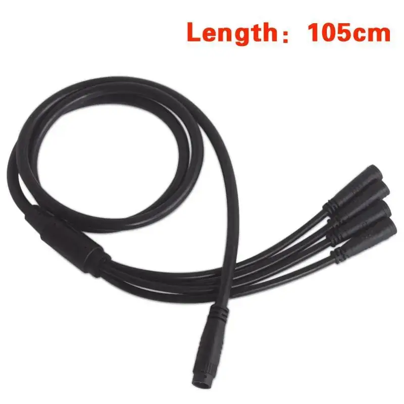 Electric Bike 1T4/1T2 Wiring Harness Main Cable Waterproof Wire For Ebike Throttle LCD Brake Waterpoof Connector