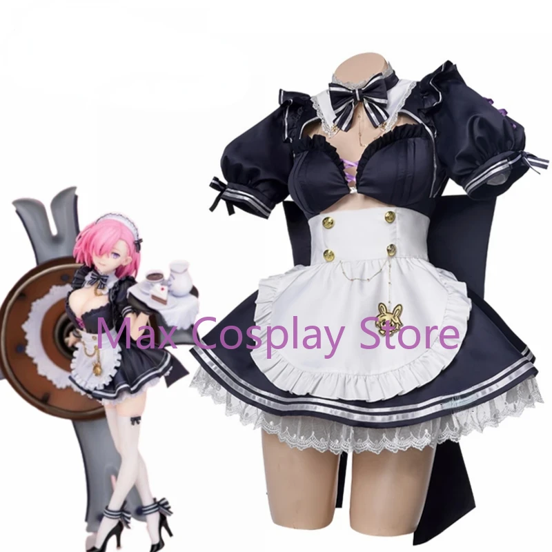 Max Anime Lot/Grand Order Fgo Mash Kyrielight Meid Jurk Sexy Uniform Outfit Cosplay Kostuum Halloween Nieuw.