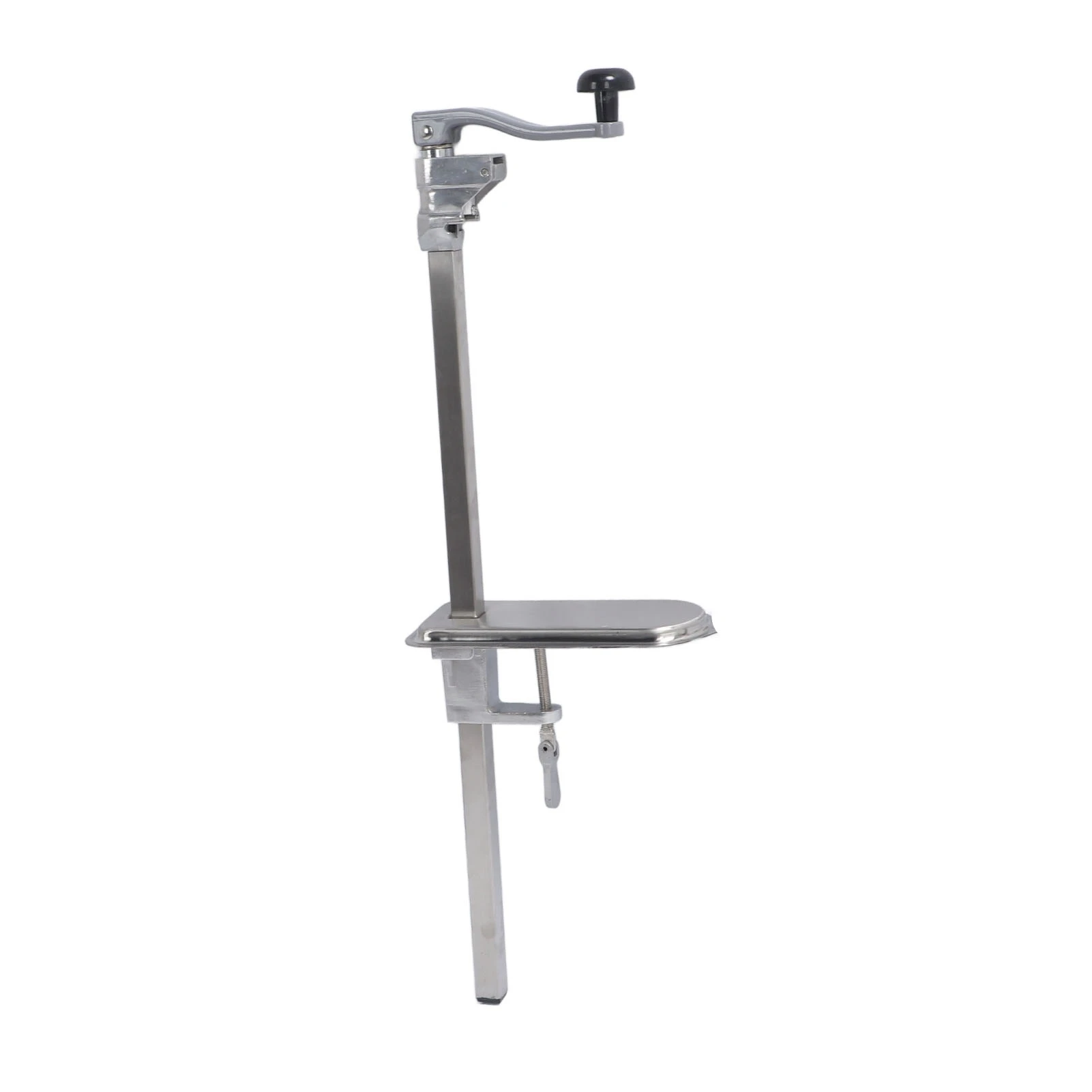 Table Can Opener Manual  Scratch Resistant Stainless Steel and Cast Iron Commercial Can Opener for Restaurant