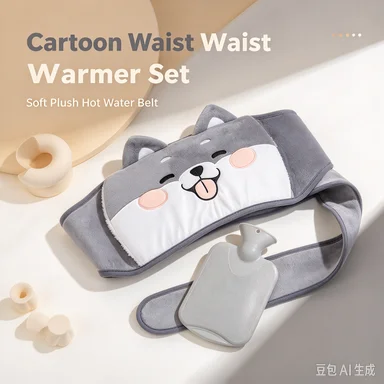 HOT Cute Large Warmer Hot Water Bag for Period Pain Stuffed Menstrual Colic Heater Plush Hand Warmer Seed Guatero Bottle