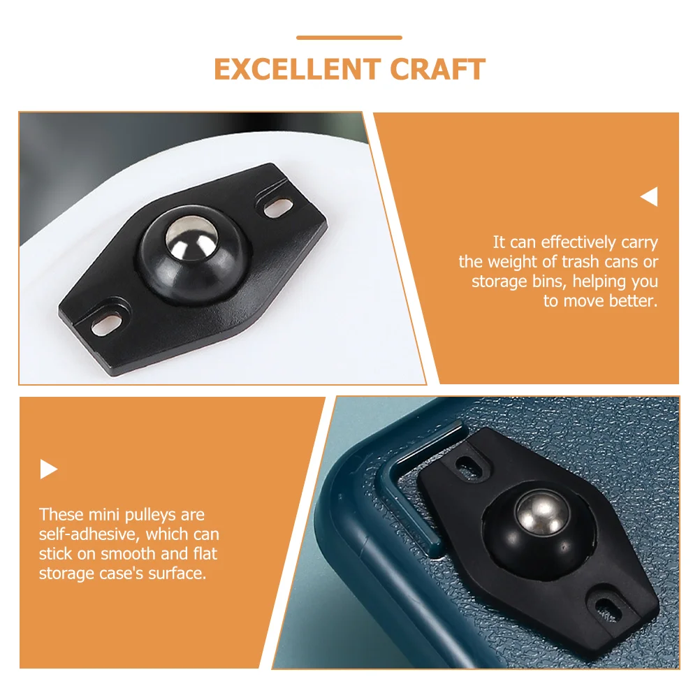 8 Stück Lenk rollen klebrige Riemens ch eiben selbst klebende Räder Elektro gerät klein