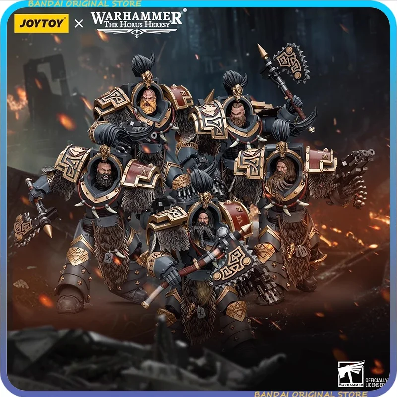 

【IN STOCK】JOYTOY Dark Source Warhammer 40K Space Wolves Varagyr Wolf Guard Squad Varagyr Thegn 1/18 Action Figures Ornaments Toy